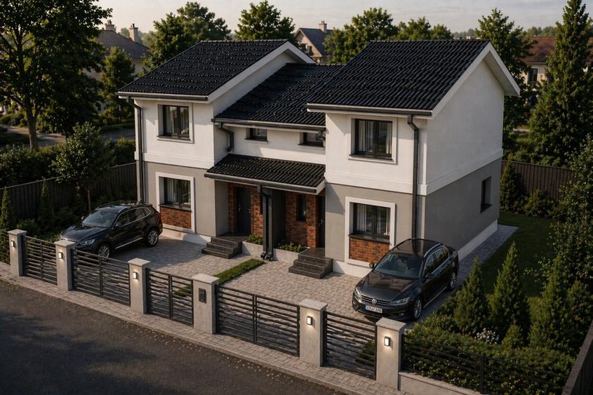 Duplex cu 3 camere cu Canalizare în Moșnița Nouă