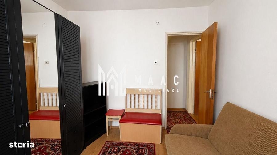 Apartament cu 2 camere semidecomandat, mobilat în Mihai Viteazul