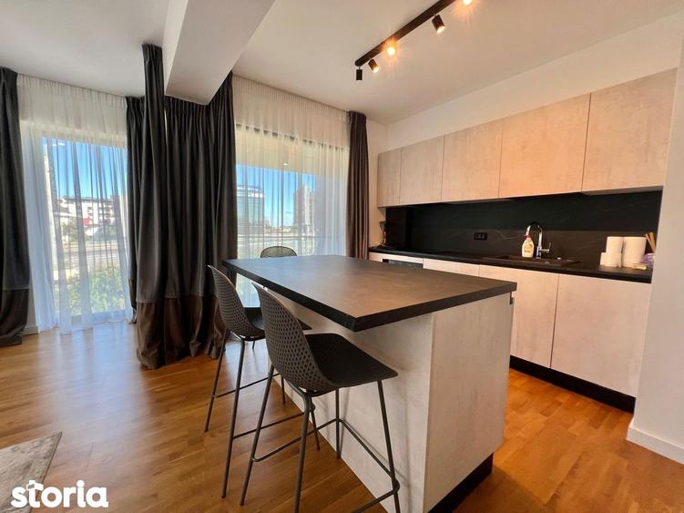 Apartament cu 2 camere decomandat, mobilat în Băneasa