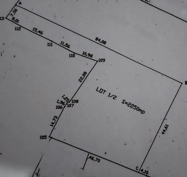 Teren Construcții intravilan de 2200 mp, în Lacu Dulce