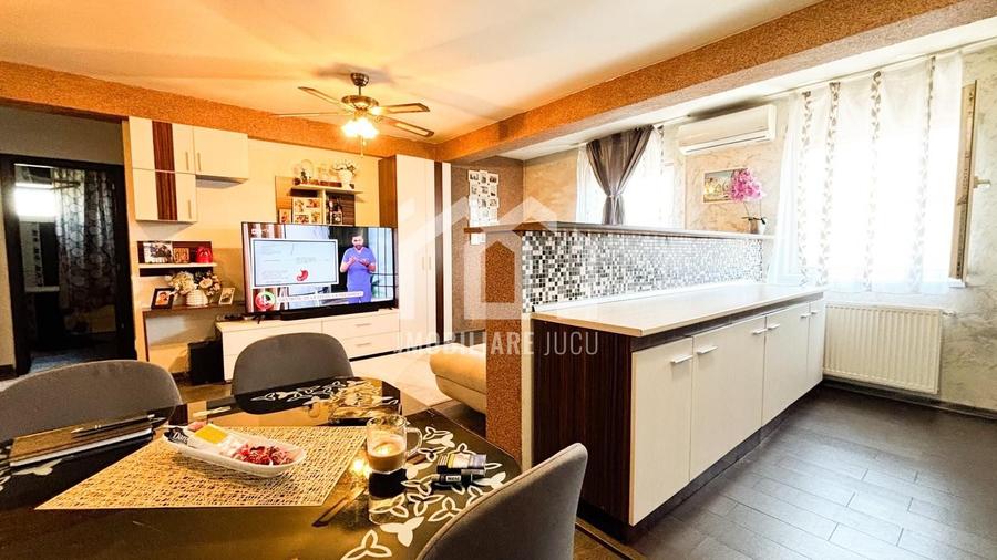 Apartament cu 2 camere semidecomandat, mobilat în Apahida