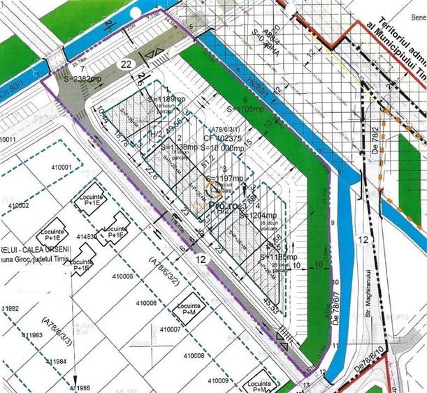 Teren Construcții intravilan de 1138 mp, în Calea Urseni