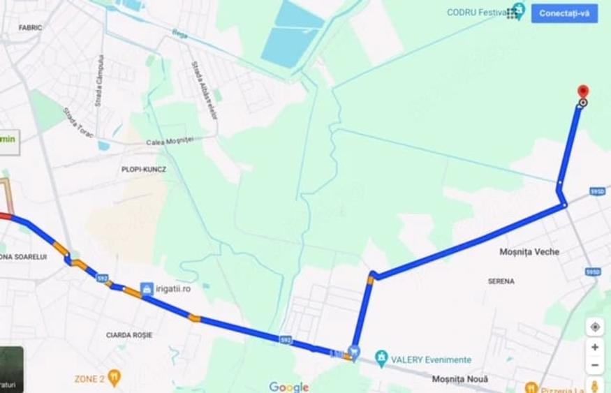 Teren de 1032 mp, în Central
