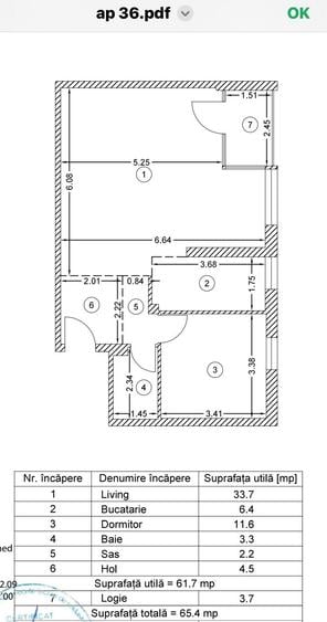 Apartament cu 2 camere în Alba Iulia