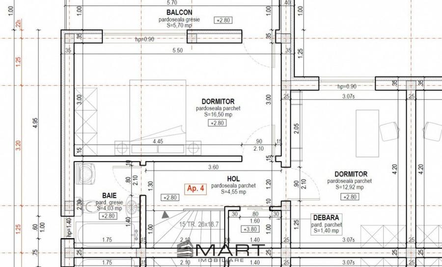 Casă cu 3 camere cu Teren 220 Mp în Central