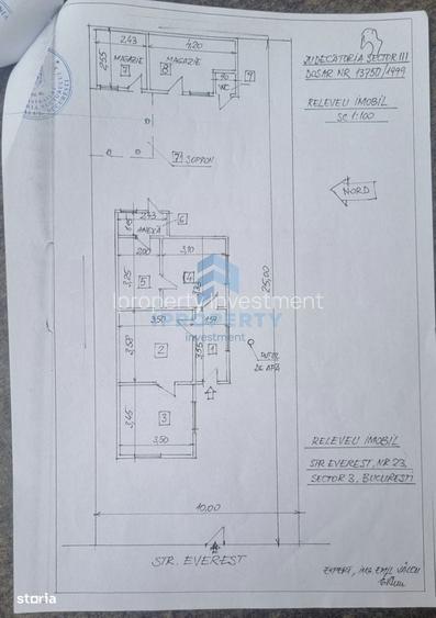 Teren de vanzare Republica Hala Laminor sector 3 250mp