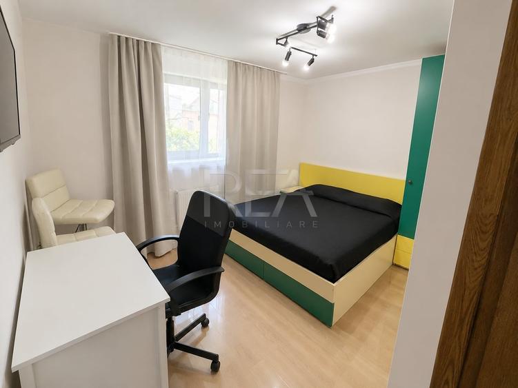 Apartament cu 3 camere semidecomandat, mobilat în Vitan