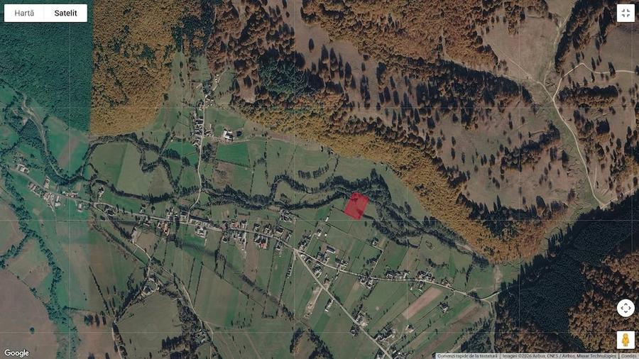 Teren de 4950 mp, în Vama Buzăului