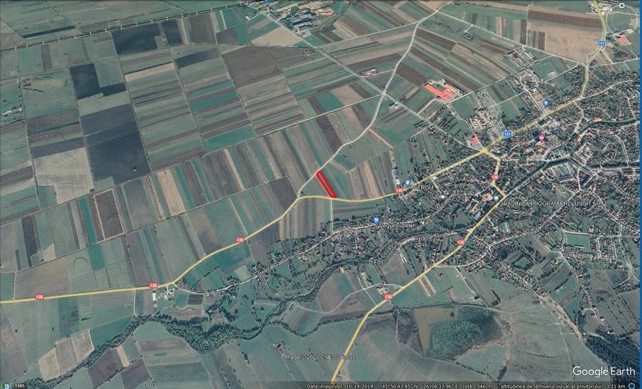 Teren agricol extravilan de 4272 mp, în Vest