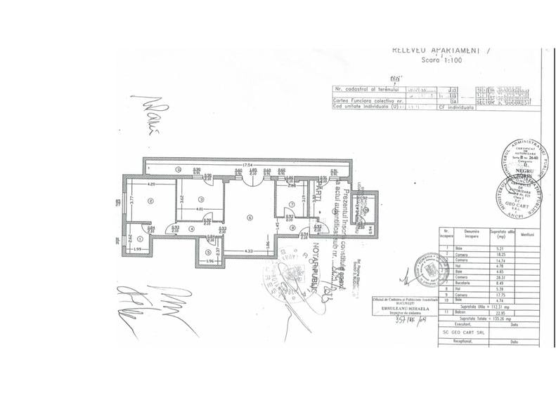 Apartament cu 4 camere decomandat în Unirii
