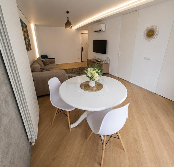 Apartament cu 2 camere semidecomandat, mobilat în Floreasca