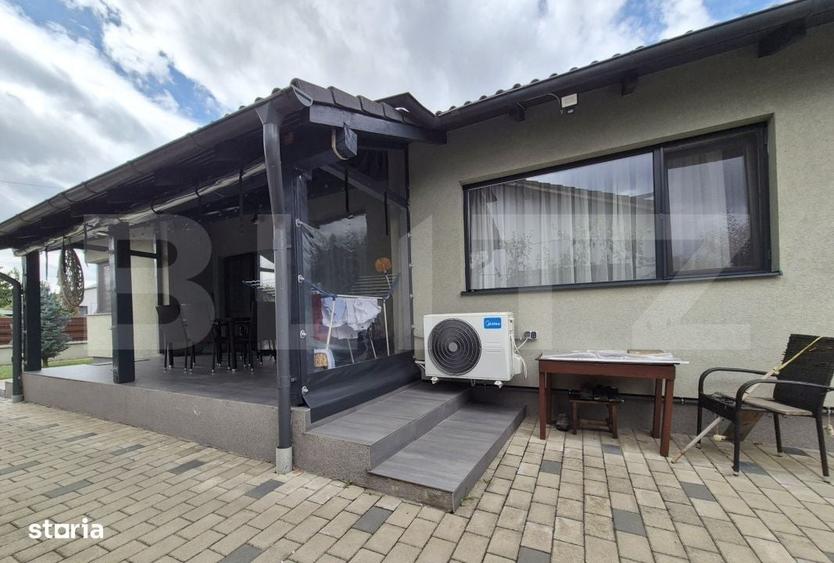 Vand casa individuala 120 mp-Teren 500 mp-Fotovoltaice 8,2 kW-Sancraiu - 1