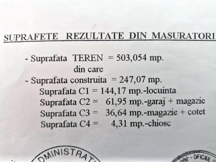 Casă cu 5 camere cu Teren 503.04998779297 Mp în Stadion