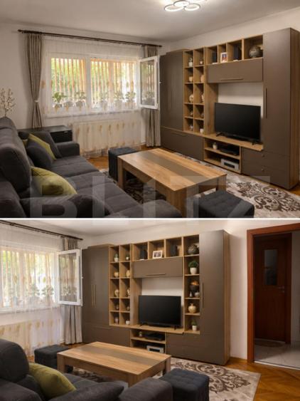Apartament cu 3 camere decomandat, mobilat în Florilor