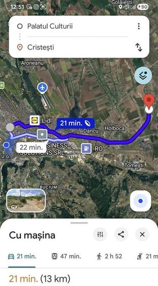 Teren Construcții intravilan de 1290 mp, în Holboca