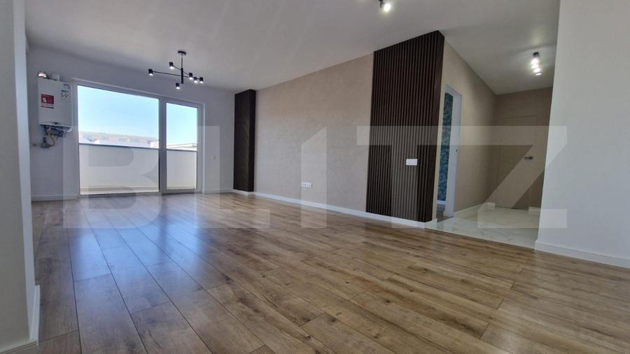 Apartament semidecomandat, 2 camere, 53 mp utili, terasa, finisaje noi - 1