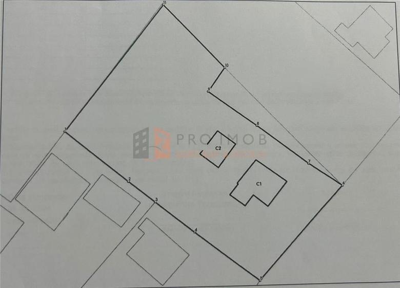 Teren Construcții intravilan de 2177 mp, în Merei