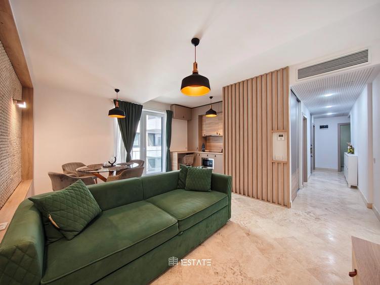 Apartament cu 3 camere decomandat, mobilat în Parcul Carol