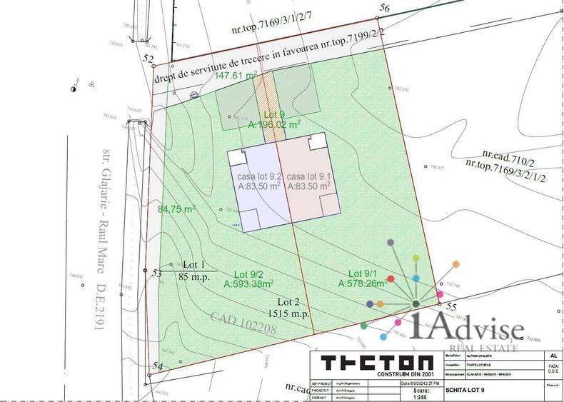 Teren de 3200 mp, în Central