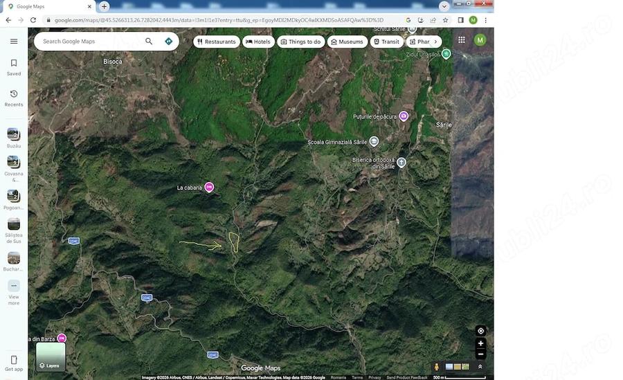Casă cu Teren 15000 Mp în Bisoca