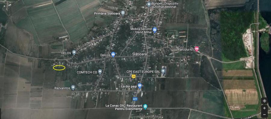 Teren de 3500 mp, în Milcov