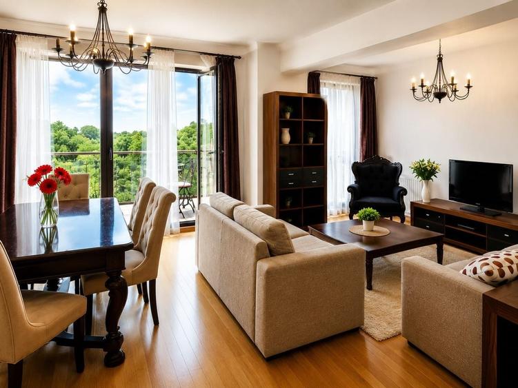 Apartament cu 3 camere decomandat în Kiseleff