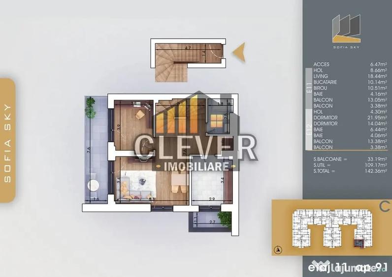 Apartament cu 4 camere decomandat în Theodor Pallady
