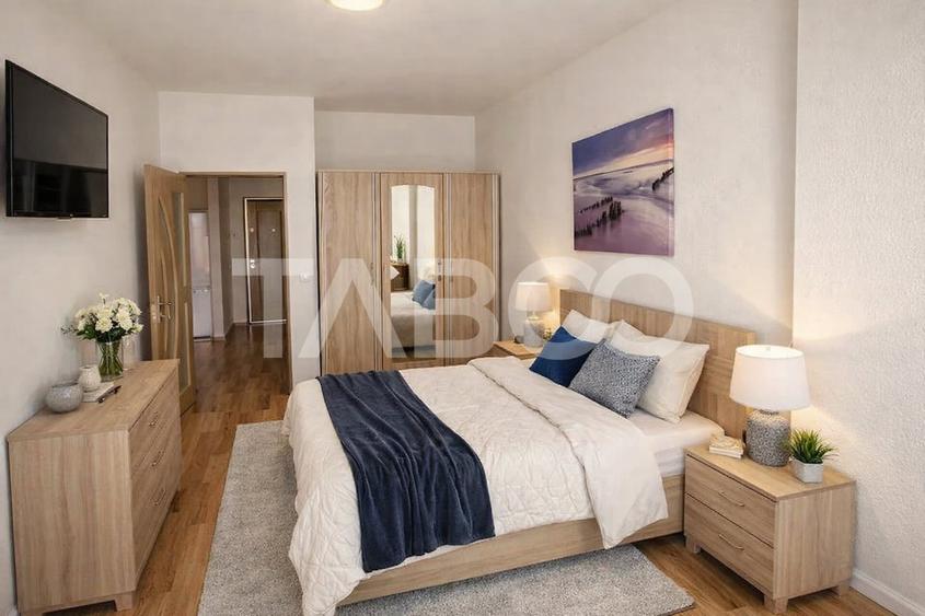 Apartament cu 2 camere decomandat, mobilat în Mihai Viteazul