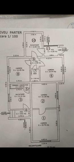 Casă cu 4 camere în Terezian