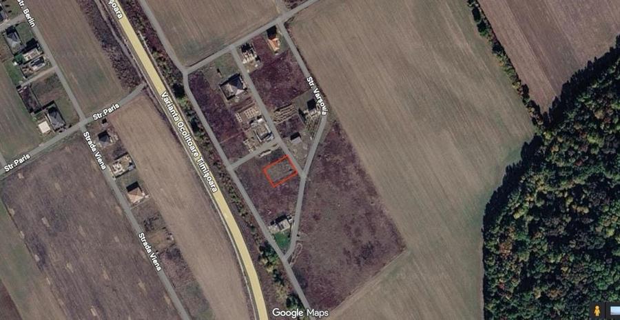 Teren de 629 mp, în Ghiroda