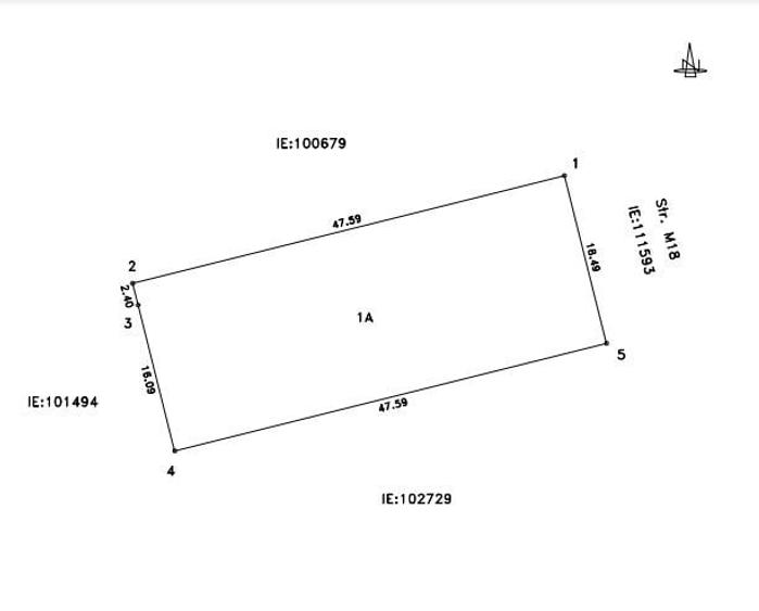 Teren Construcții intravilan de 2640 mp, în Exterior Nord