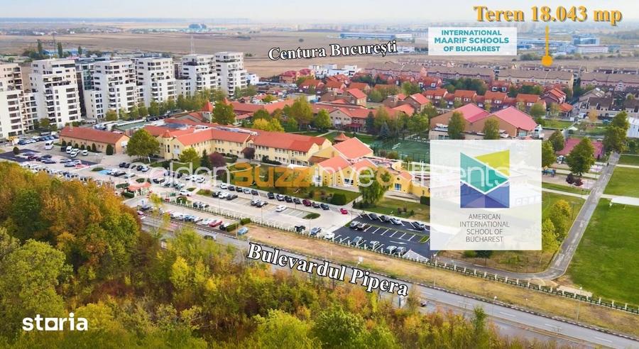 Teren de 18043 mp, în Nord