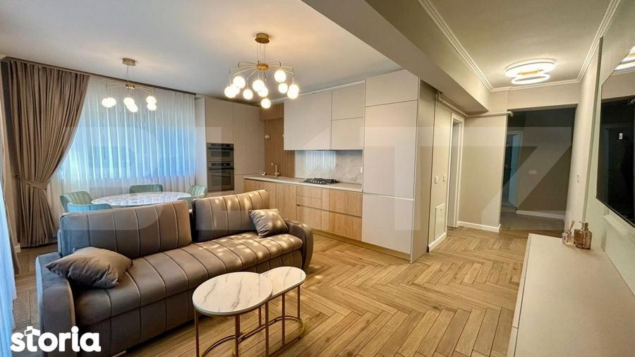 Apartament 3 camere , 80 mp , 2 bai , parcare subterana , prima inchir - 3