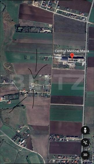 Teren Construcții intravilan de 733 mp, în Sânpetru