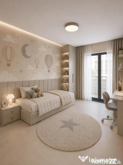 Apartament cu 3 camere semidecomandat în Nicolina