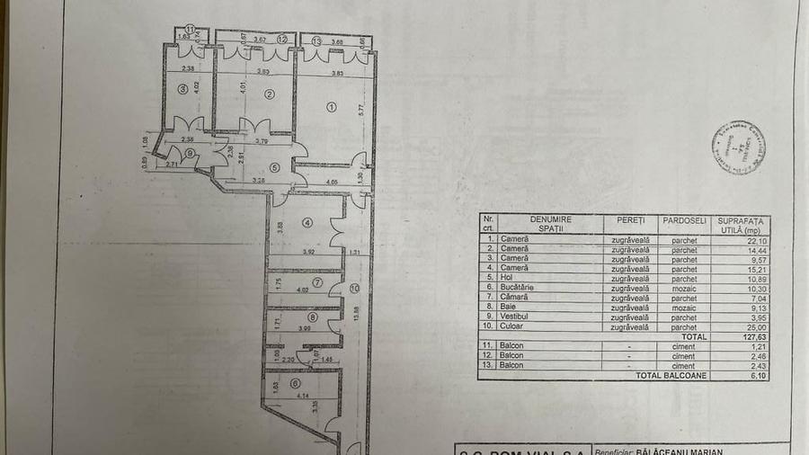 Apartament 3 camere-Lift- 127mp-renovat, centrala | Parc Cismigiu - 21