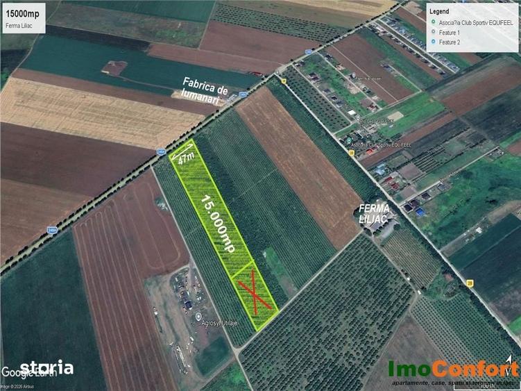 Teren de 15000 mp, în Horlești