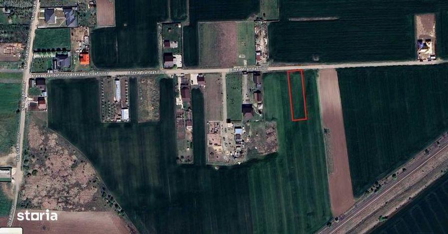 Teren de 1000 mp, în Moara Vlăsiei