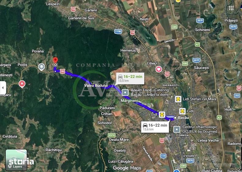 Teren de 2800 mp, în Mărgineni