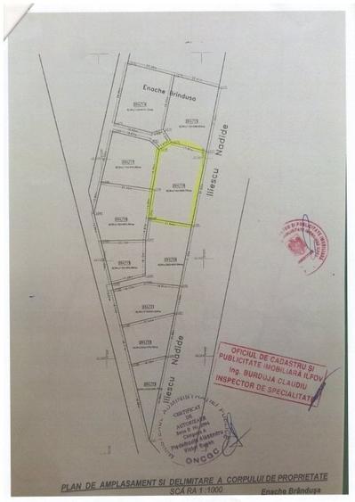 Teren Construcții intravilan de 850 mp, în Sud