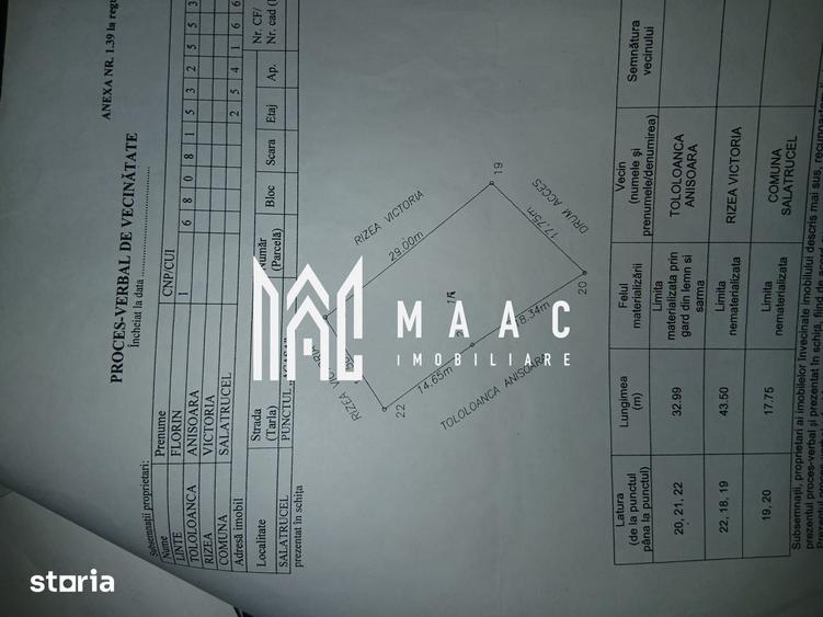 Teren Salatrucel | 8300 m | 12 euro/ metru | Intravilan si extravilan - 9