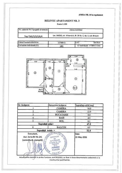Apartament cu 2 camere decomandat, mobilat în Electroprecizia
