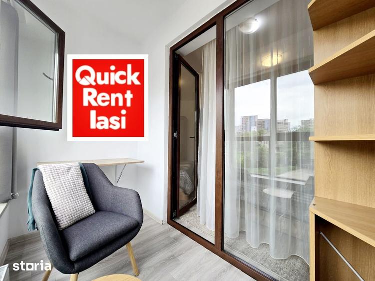 Palas Mall Bloc Nou Apartament 2 Camere Open Space Modern De Inchiriat - 12