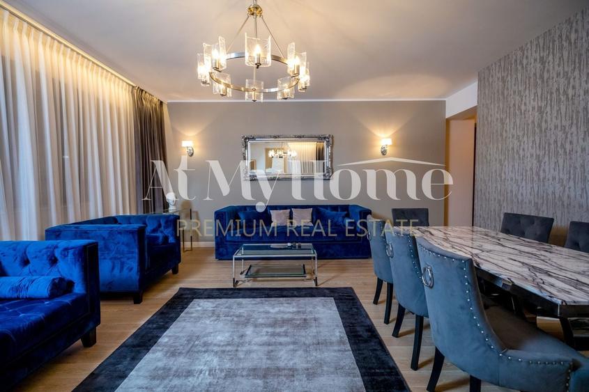 Apartament cu 4 camere decomandat, mobilat în Herăstrău