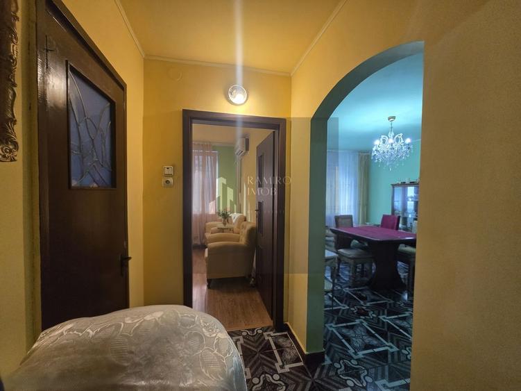 Apartament cu 3 camere decomandat, mobilat în Rahova
