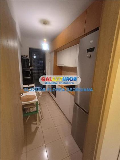 Apartament cu 2 camere semidecomandat, mobilat în Băneasa