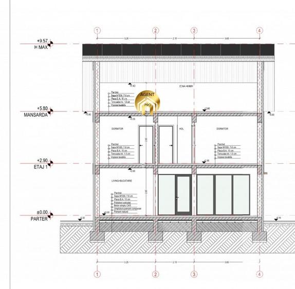 Casă individuală cu 5 camere cu Teren 300 Mp în Otopeni
