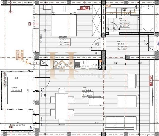 Apartament cu 2 camere decomandat în Braytim