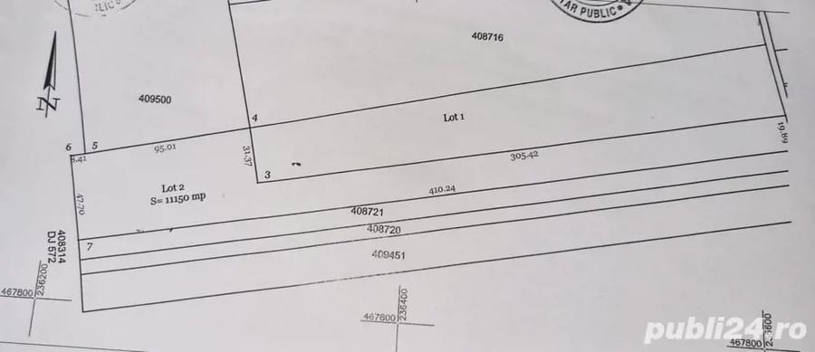 Teren de 11150 mp, în Central