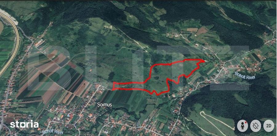 Teren de 122400 mp, în Șoimuș